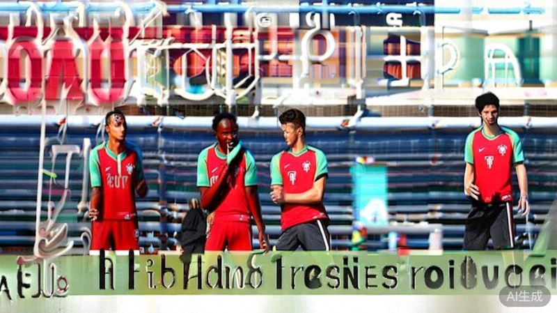 葡萄牙国家队训练中，C罗与布鲁诺·费尔南德斯、贝尔纳多·席尔瓦等队友交流