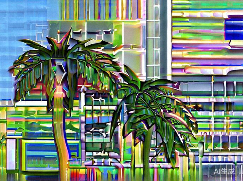 迈阿密硬石体育场改造后外观，热带植物环绕，充满南佛罗里达风情