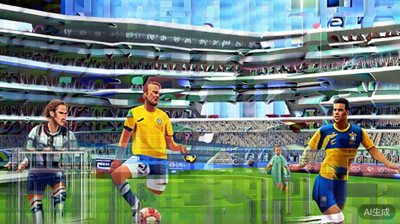 2026世界杯小组赛阿根廷对阵巴西比赛现场，双方球员在中场激烈拼抢