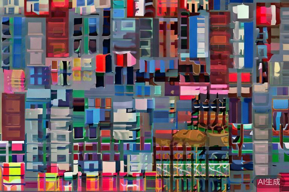 法国队球星姆巴佩在打入首球后张开双臂奔跑庆祝，背景是欢呼的法国球迷