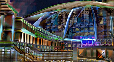 加拿大罗杰斯中心室内体育场夜景 - 可伸缩屋顶和多用途设计